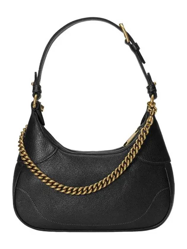 Aphrodite Small Logo Chain Shoulder Bag Black - GUCCI - BALAAN 5