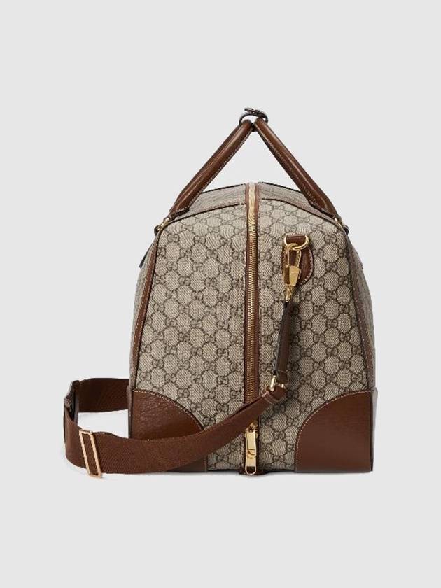 Interlocking GG Supreme Canvas Leather Large Duffel Bag 696015 92THG 8563 - GUCCI - BALAAN 3