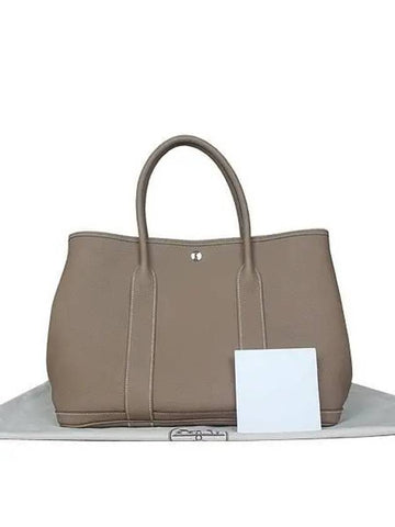 silver tote bag - HERMES - BALAAN 1