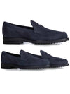 Mocassino Classic Suede Loafers Black - TOD'S - BALAAN 2