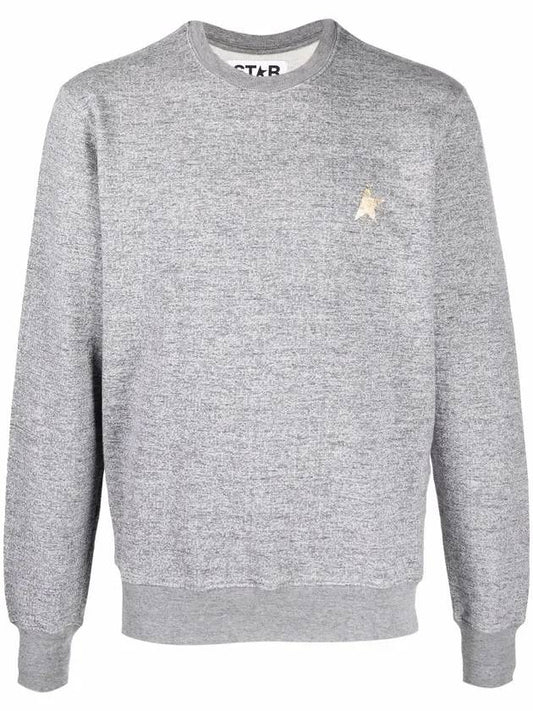 Star Patch Sweatshirt Grey - GOLDEN GOOSE - BALAAN 1