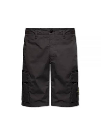 Wappen Cargo Bermuda Shorts Drak Grey - STONE ISLAND - BALAAN 2