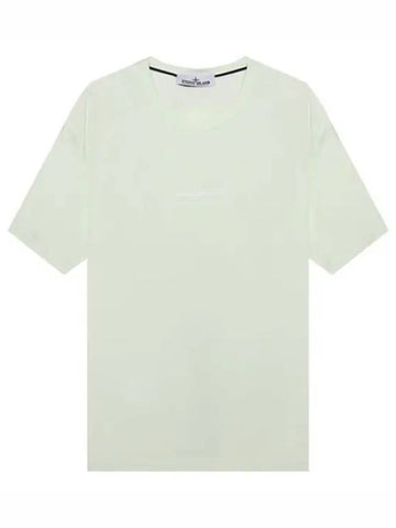 Micro Logo Print T Shirt Men s Short Sleeve Tee - STONE ISLAND - BALAAN 1