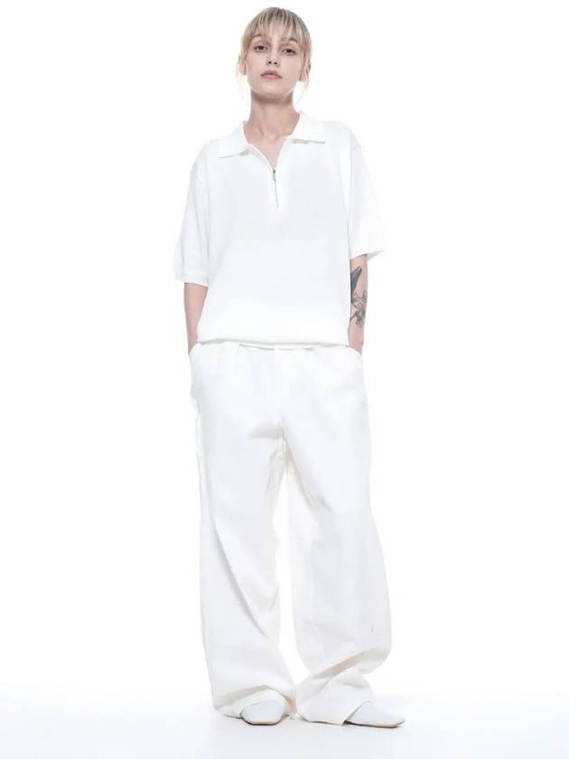 button wide jeans white - CHANCE'S NOI - BALAAN 4