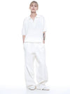 Men s BWDP WH Button Wide Denim Pants White - CHANCE'S NOI - BALAAN 3