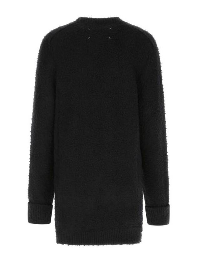 Women's Fur Effect Knit Top Black - MAISON MARGIELA - BALAAN 3