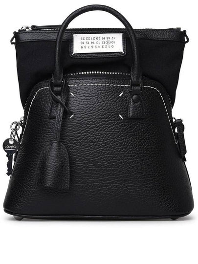 5AC Logo Patch Mini Tote Bag Black - MAISON MARGIELA - BALAAN 2