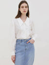 Big Collar Puff Blouse White - LESEIZIEME - BALAAN 8