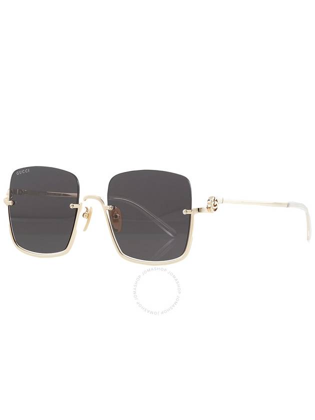 Eyewear Logo Sunglasses Gold - GUCCI - BALAAN 3