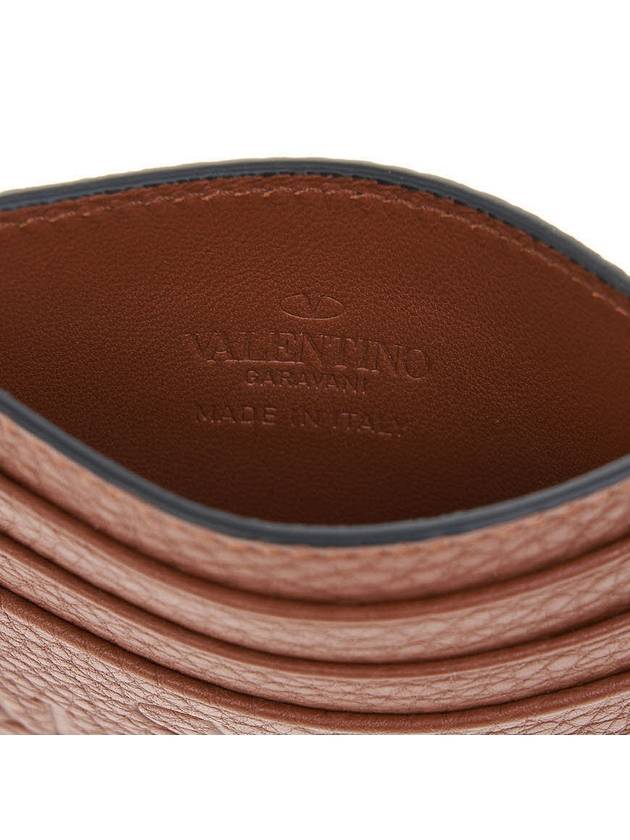 Logo Identity Card Wallet Brown - VALENTINO - BALAAN 10