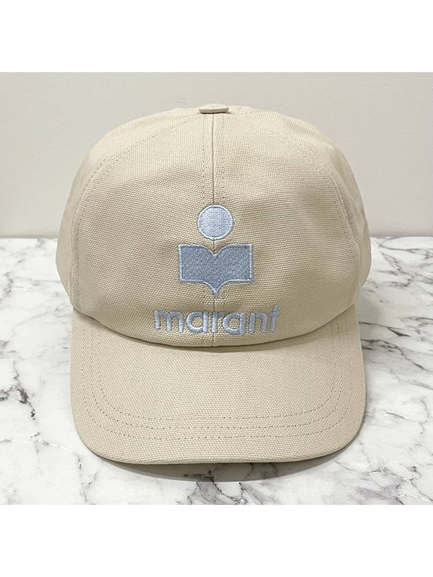 Tyron Logo Ball Cap Ivory - ISABEL MARANT - BALAAN 3