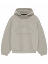 Fear of God Essential Nylon Fleece Hooded Women s Silver Beige - FEAR OF GOD ESSENTIALS - BALAAN 1