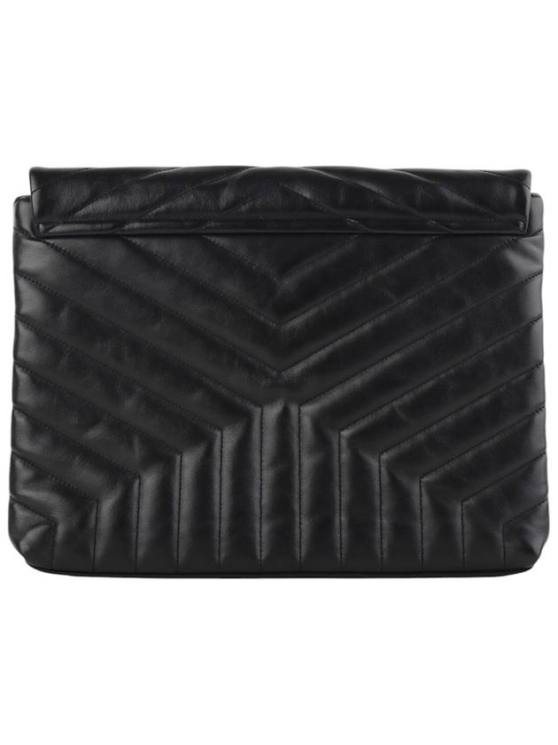 483236 Matelasse flap Lulu clutch silver 34302 - SAINT LAURENT - BALAAN 3