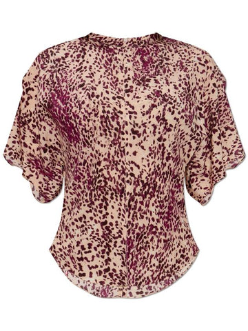 Isabel Marant Silk Top Karlit, Women's, Pink - ISABEL MARANT - BALAAN 1