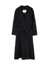 Ludmilla Icon Cashmere Single Coat Black - MAX MARA - BALAAN 2