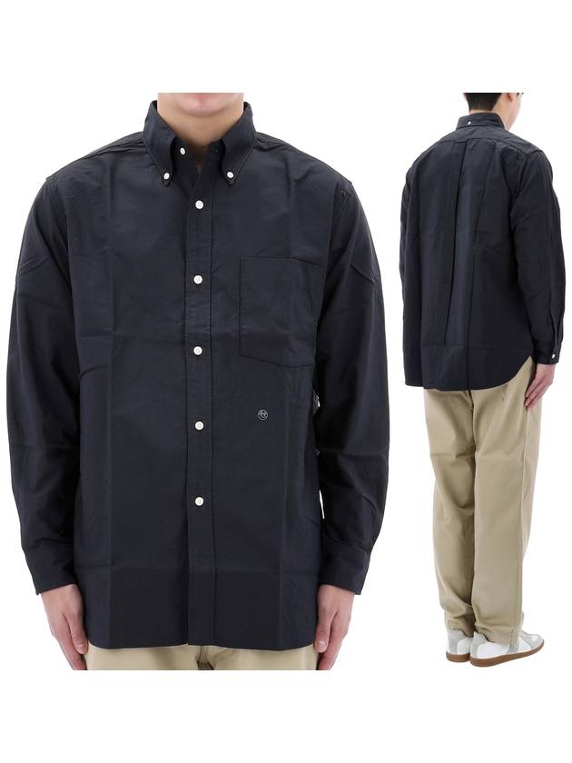 Button Down Wind Shirt SUGF350E DARKNAVY - NANAMICA - BALAAN 1