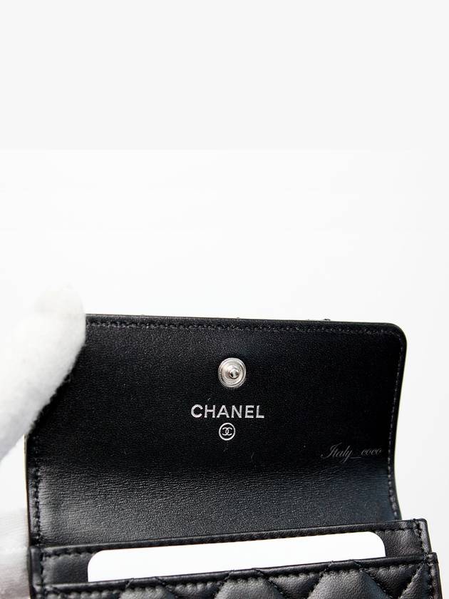 Shooting Star Card Wallet Black - CHANEL - BALAAN 10