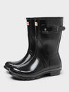 Original Short Gloss Rain Boots Black - HUNTER - BALAAN 4