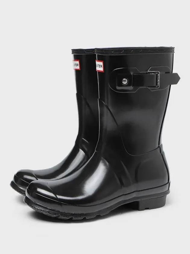 Original Short Gloss Rain Boots Black - HUNTER - BALAAN 3