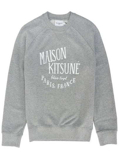 Palais Royal Classic Cotton Sweatshirt Grey Melange - MAISON KITSUNE - BALAAN 2