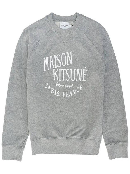 Palais Royal Classic Cotton Sweatshirt Grey Melange - MAISON KITSUNE - BALAAN 2