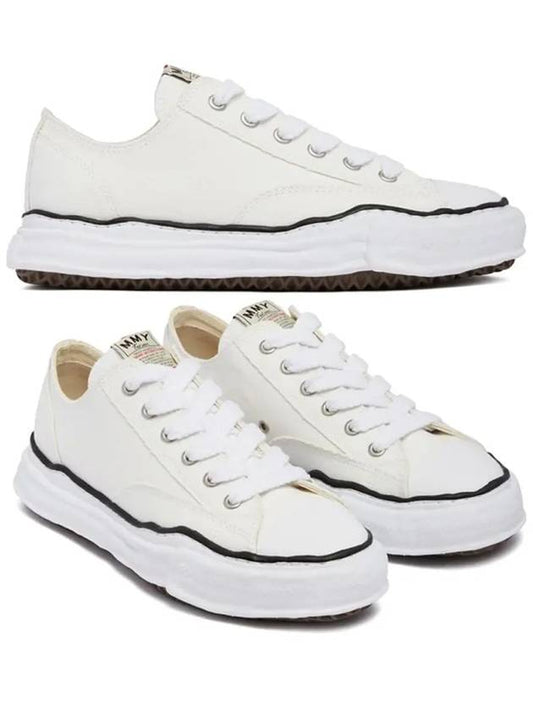 Peterson OG Sole Canvas Low Sneakers White - MAISON MIHARA YASUHIRO - BALAAN 2