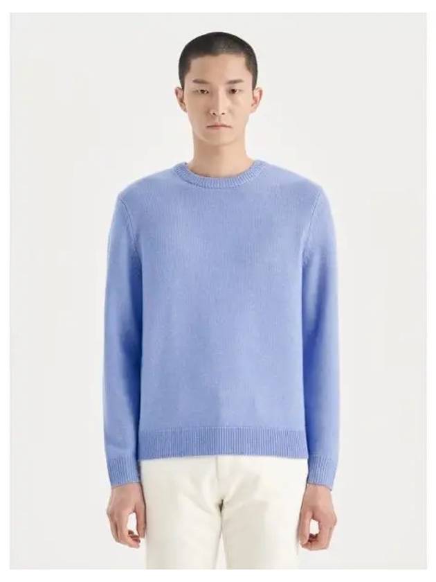 Men s Cashmere Plate Crew Sweatshirt Neck Knit Sweater Grotto Domestic Product GM0023101672452 - THEORY - BALAAN 1