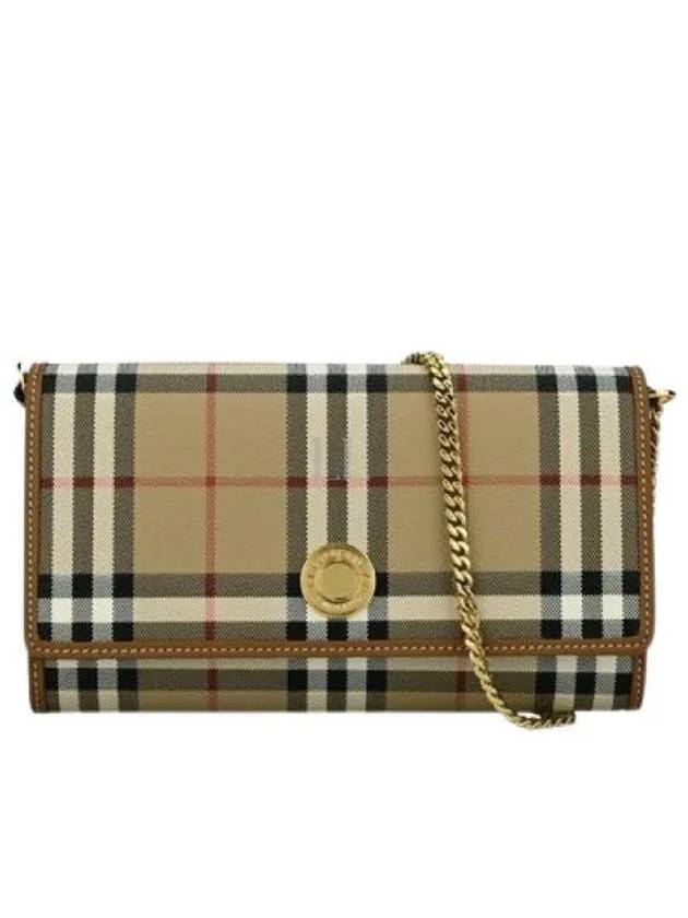 Vintage Check Chain Mini Cross Bag Archive Beige - BURBERRY - BALAAN 2