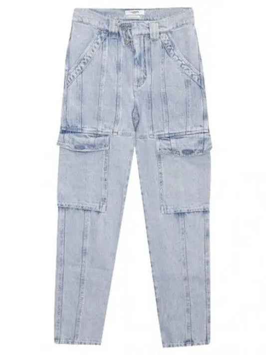 Bayoneo Patch Pocket Jeans Women Denim Pants - ISABEL MARANT - BALAAN 1