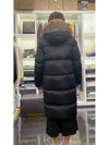 Marrionnier Long Down Jacket Padded Black - MONCLER - BALAAN 4