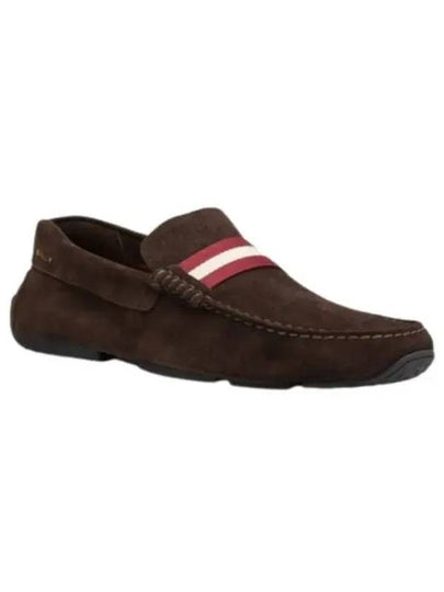 Perthy Suede Loafers Brown - BALLY - BALAAN 2