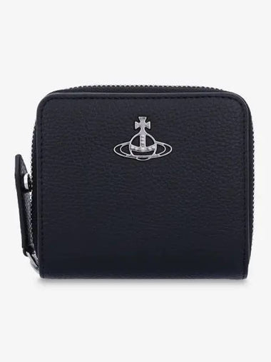 Medium Zipper Wallet Black 5107004JUS000DN403 - VIVIENNE WESTWOOD - BALAAN 1