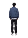 Compass Badge Pleated Windbreaker Dark Blue - STONE ISLAND - BALAAN 6