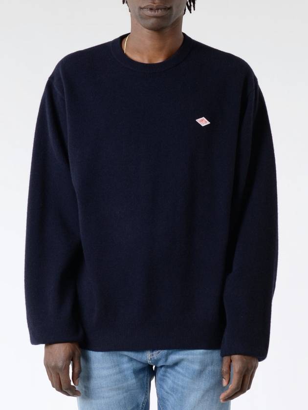 Lambswool crew neck knit - DANTON - BALAAN 1