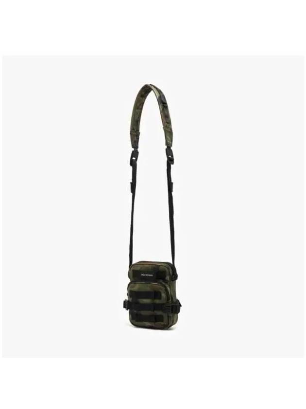 Army Camo Print Crossbody Messenger Bag Dark Green - BALENCIAGA - BALAAN 4