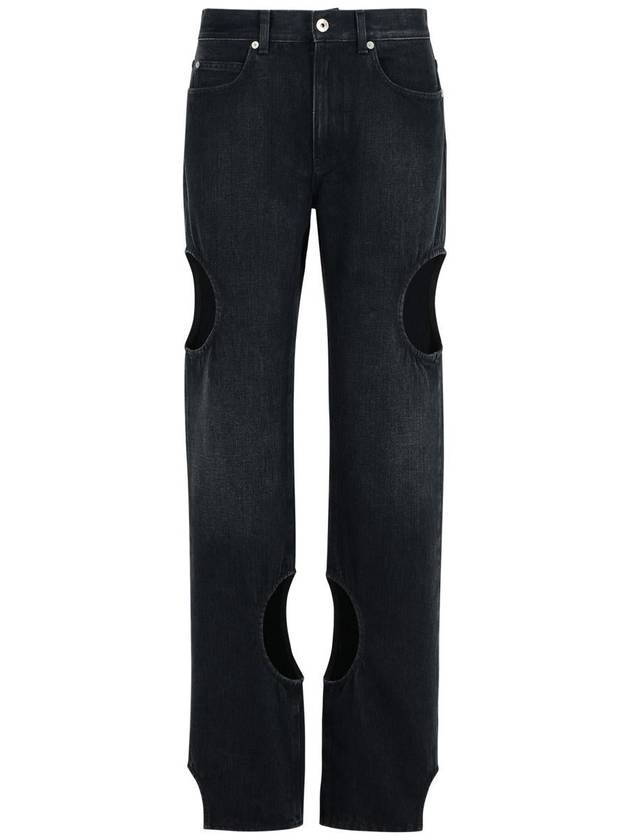 Off-White 'Meteor' Black Denim Jeans - OFF WHITE - BALAAN 1