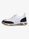 Nylon Tech Gabardine Clear Sole Tech Runner Sneakers White - THOM BROWNE - BALAAN 2