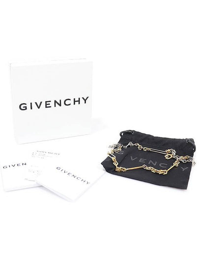 BF00B9F003 711 Gold Silver Metal G Link Necklace - GIVENCHY - BALAAN 2