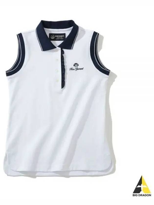 Golf wear women s sleeveless t shirt HHW 2A AP53 white - HORN GARMENT - BALAAN 1