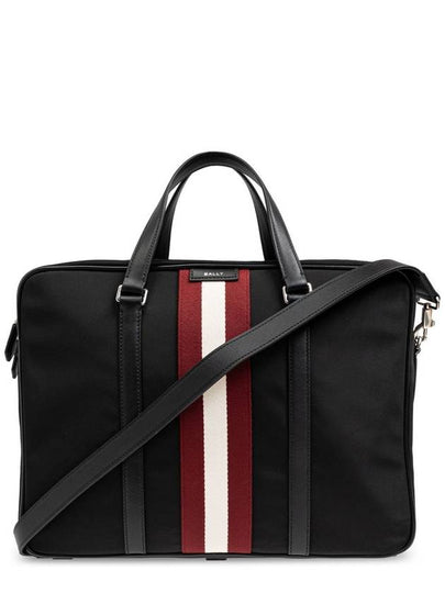 Logo Patch Brief Case Black - BALLY - BALAAN 2