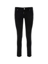 Jennifer Cropped Skinny Jeans Black - DSQUARED2 - BALAAN 2