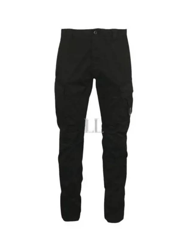 Lens Wappen Cargo Straight Pants Black - CP COMPANY - BALAAN 2