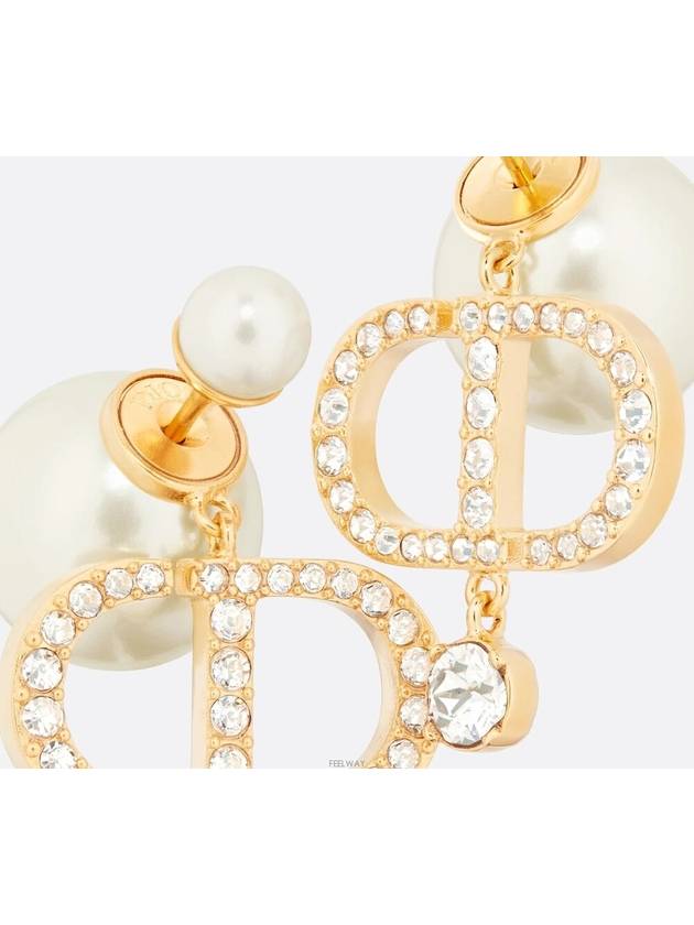 Tribales Pearl Earrings Gold - DIOR - BALAAN 4