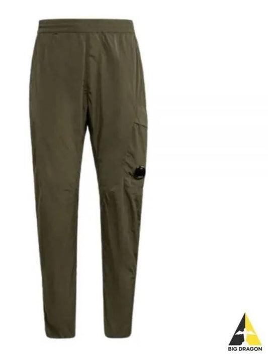 Lens Wappen Technical Cargo Track Pants Green - CP COMPANY - BALAAN 2