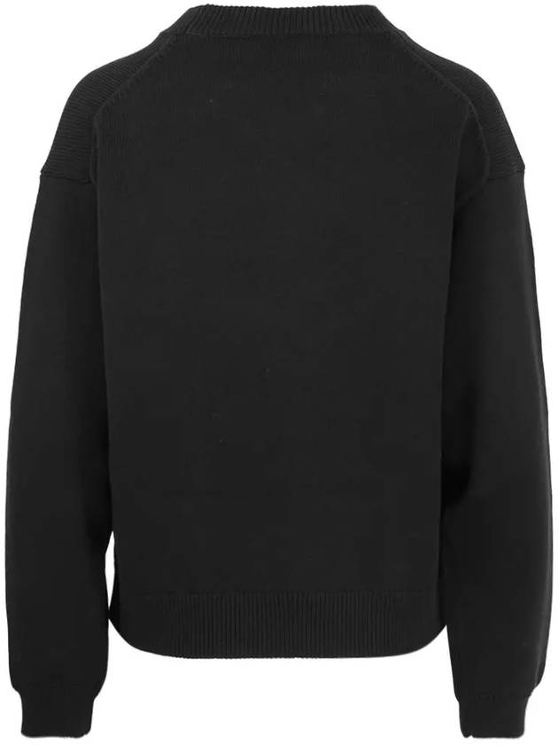 Boke Flower Cotton Sweatshirt Black - KENZO - BALAAN 4