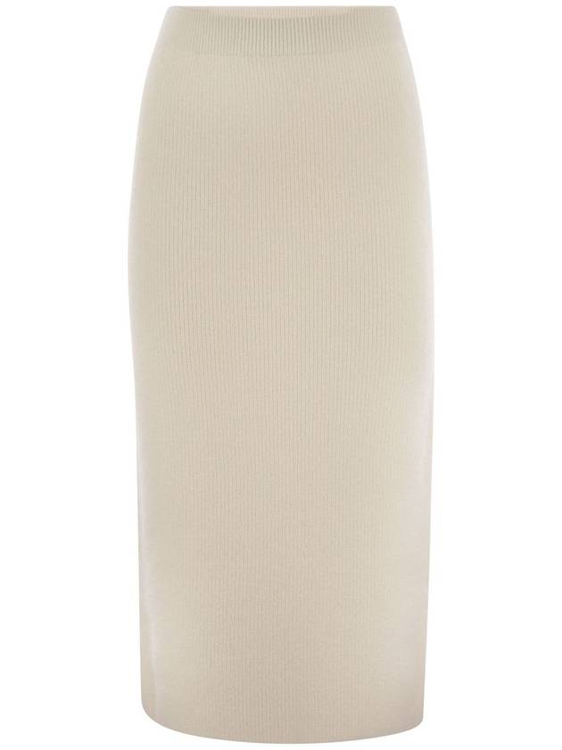 Ribbed pencil skirt - FABIANA FILIPPI - BALAAN 1