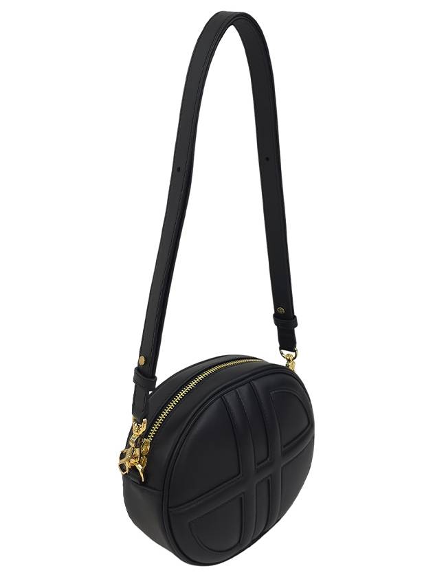 Woman's Leather Shoulder Bag Black - PATOU - BALAAN 4