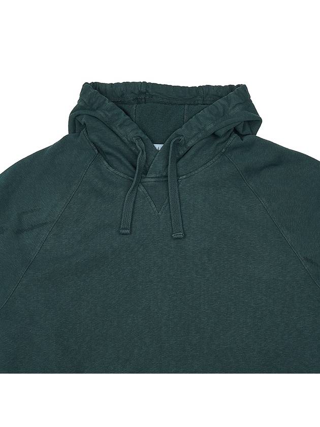 Men's Waffen Patch OLD Treatment Cotton Hoodie Green - STONE ISLAND - BALAAN 4