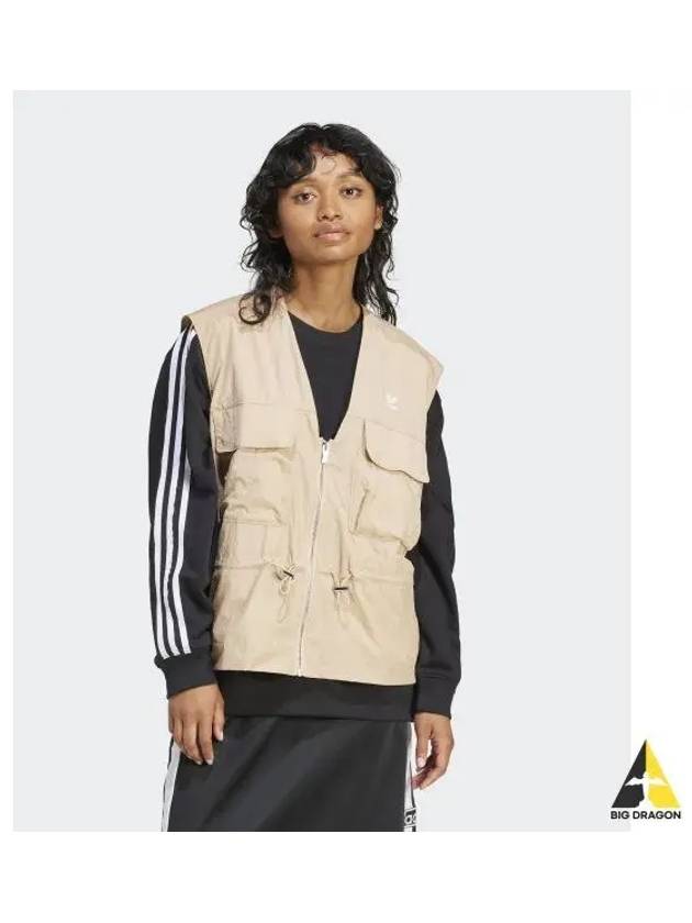 Logo Vest Beige - ADIDAS - BALAAN 2