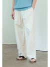 One tuck linen wide pants natural - INDUST - BALAAN 8